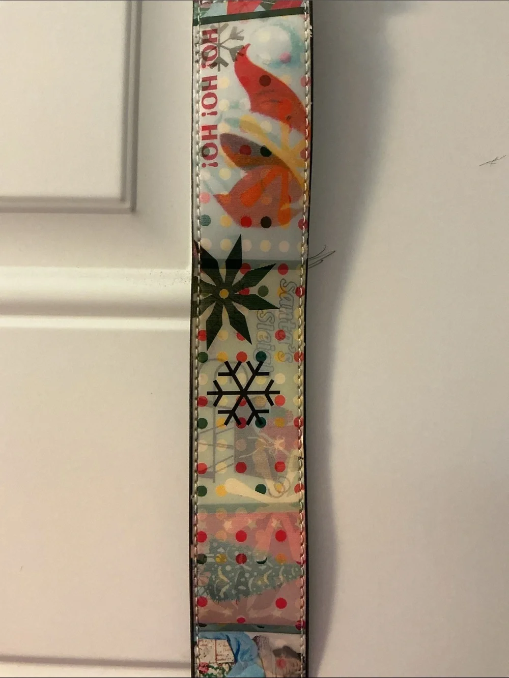 Women’s Men’s Christmas Prismatic Hologram Holographic Belt Size L